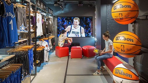 Classificeren Herziening markt NBA Store Paris | Projects | Gensler