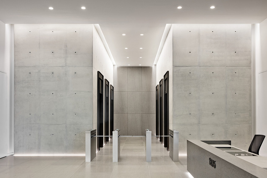 The Yards Parcel G office lobby.