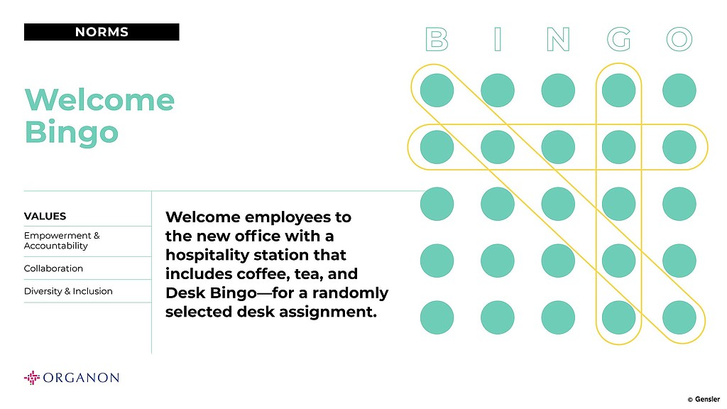 Organon Welcome Bingo