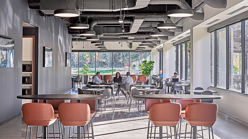 Mercedes-Benz Financial Services Headquarters cafe.