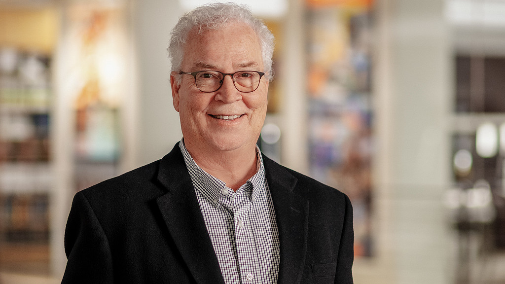 A man wearing glasses.