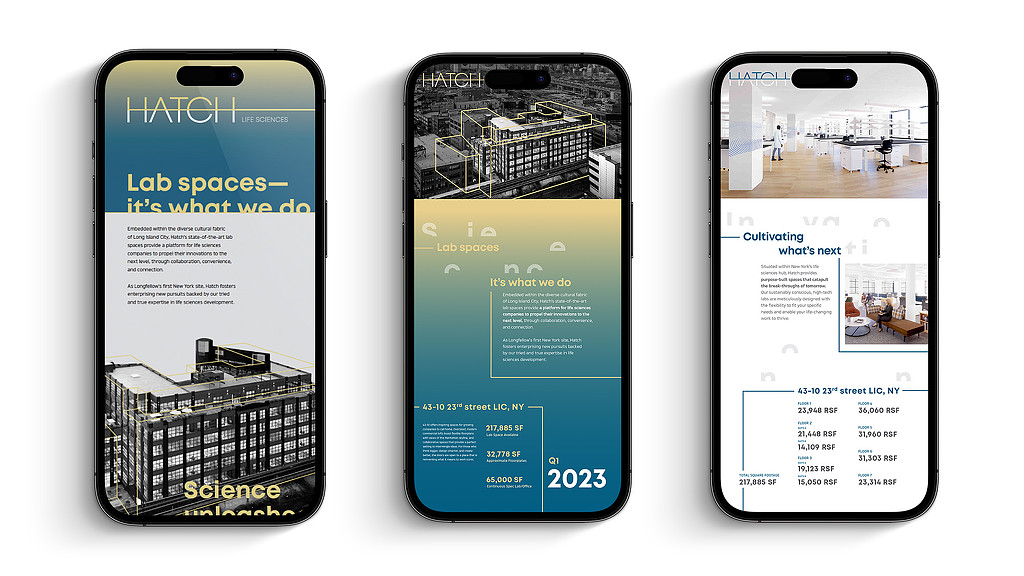 Hatch iPhone mockups.