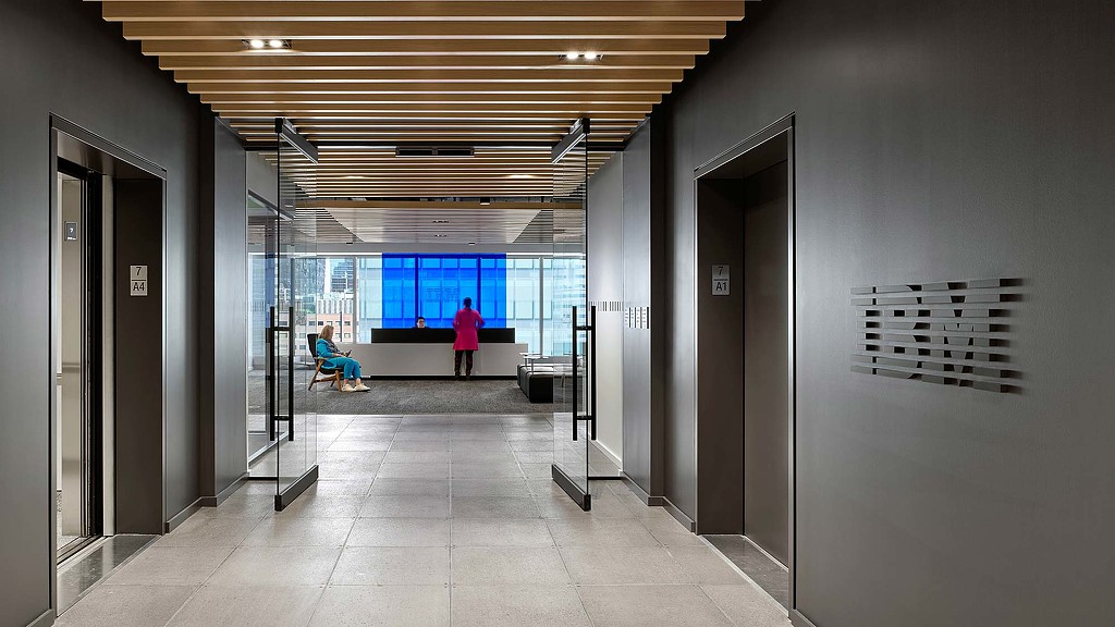 IBM elevator lobby