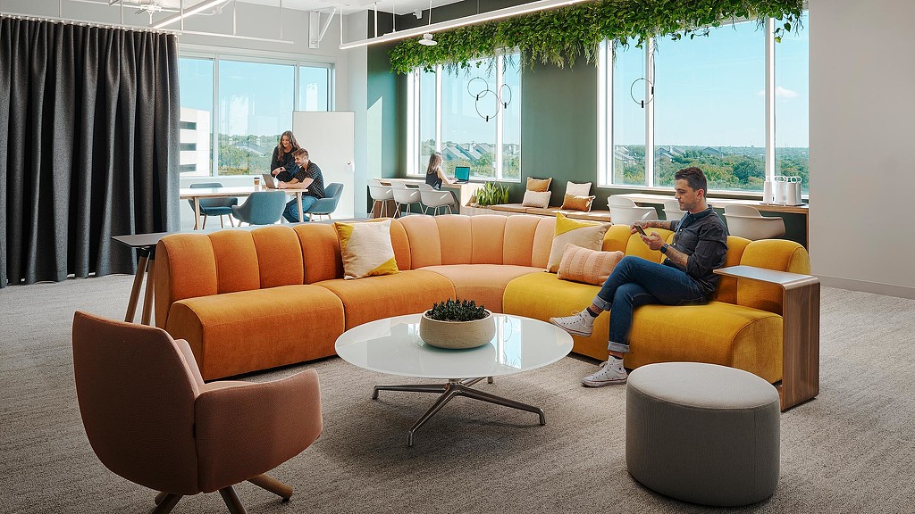 NI pilot workplace lounge and co-working space