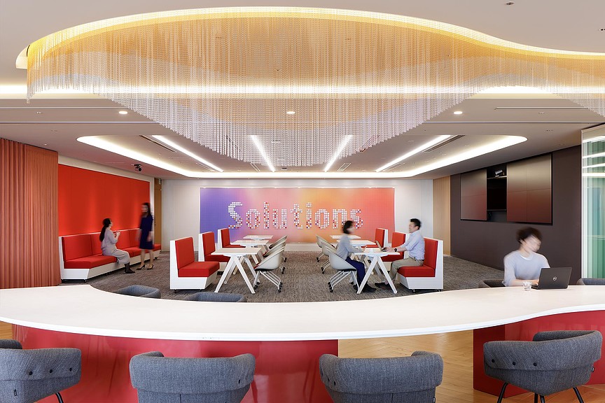 Tokyo law firm office interior seating