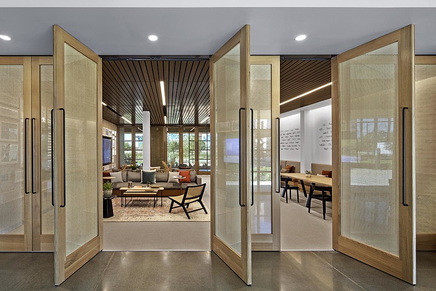 The Center for Pursuit lounge view from doorways