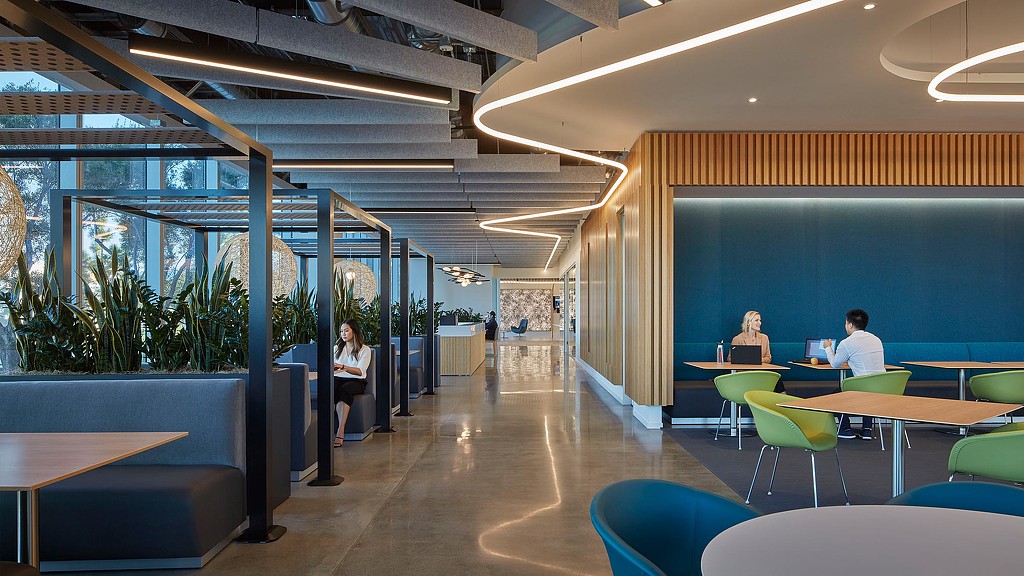 CoStar Irvine cafe seating