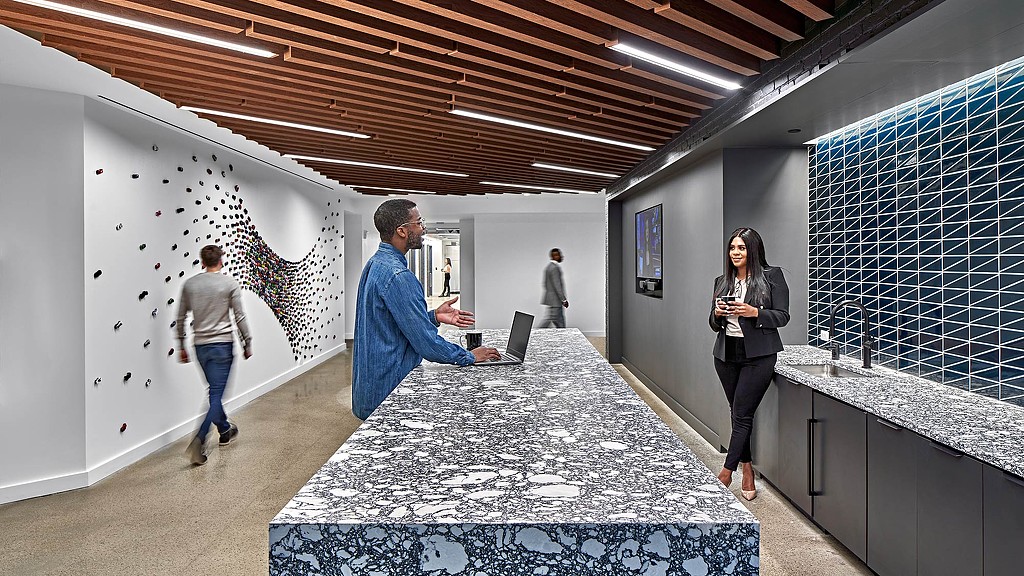 S&P Global Southfield office interiors