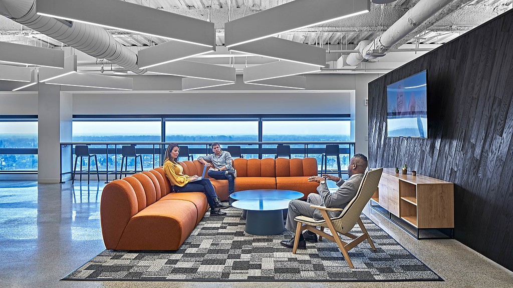 S&P Global Southfield office lounge