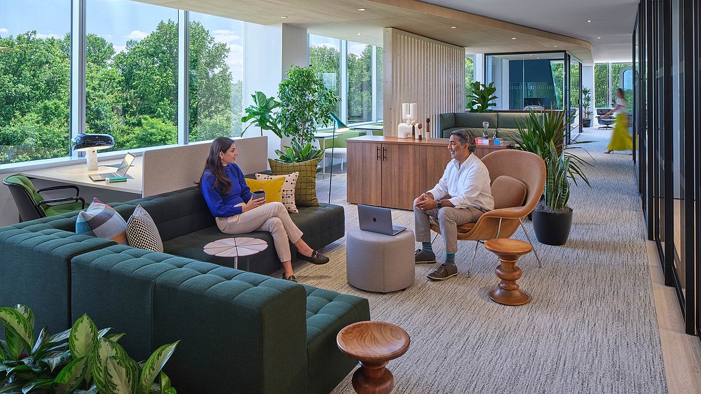 Bialek office and showroom lounge area