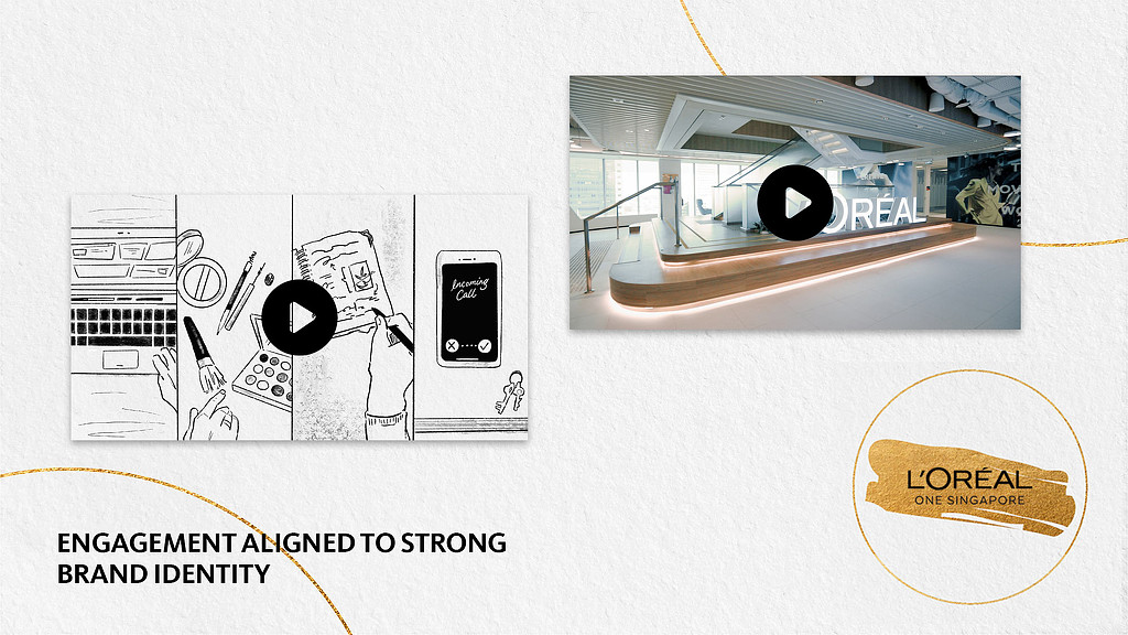 L'Oreal Singapore engagement aligned to strong brand identity