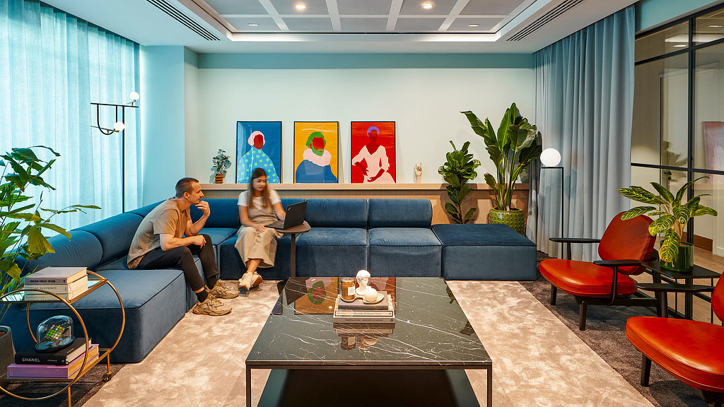 McCann Worldgroup colorful collaboration space