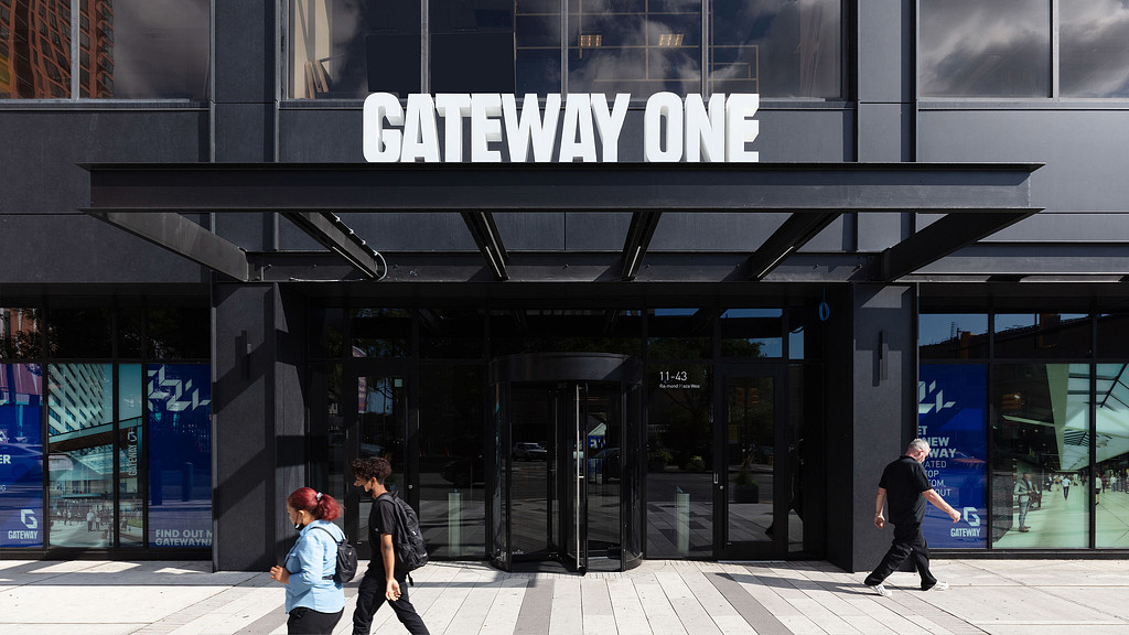 Gateway One signage and entrance