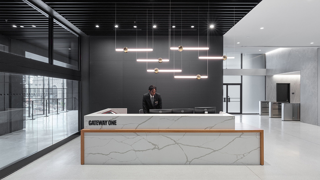 Gateway Newark reception desk