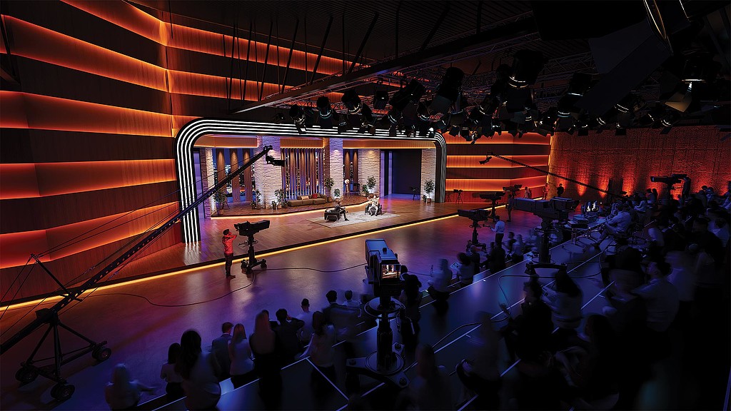 A group of people on a stage.