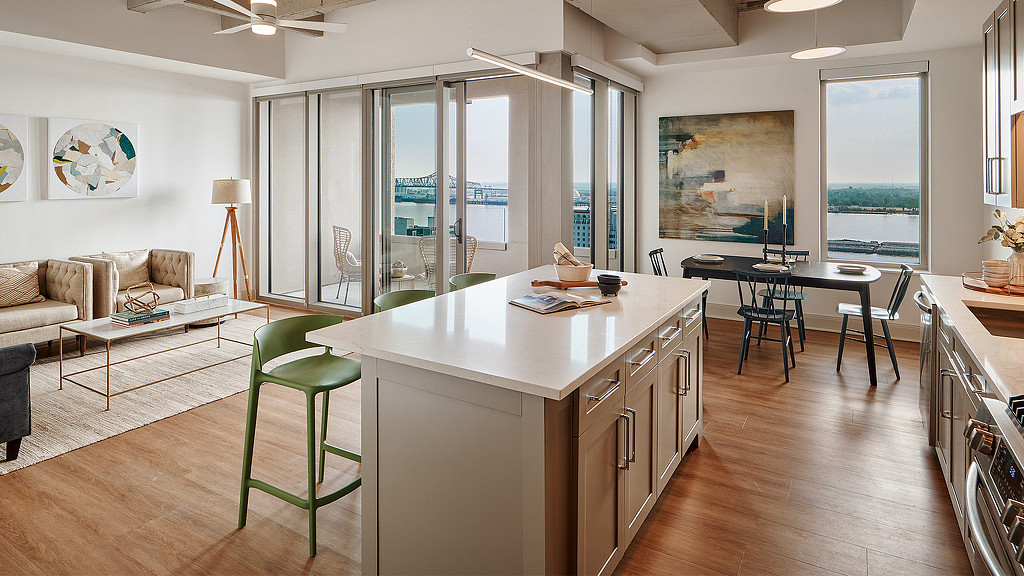 The Residences at Rivermark residential unit interior
