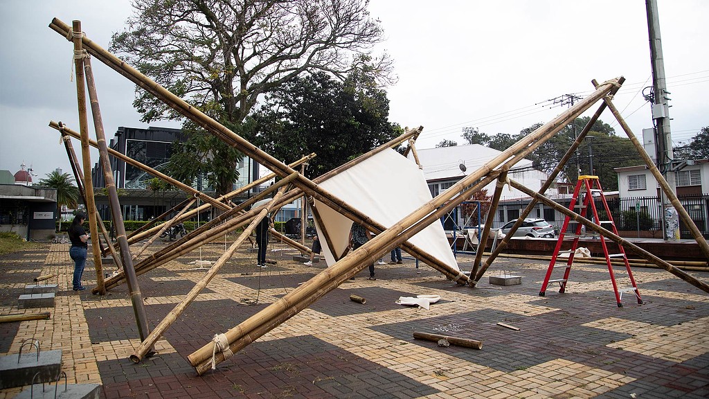 Sustainable shade structures construction in Costa Rica