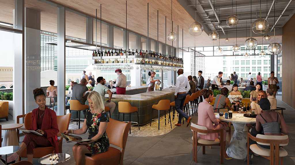 Ideal Tower bar rendering