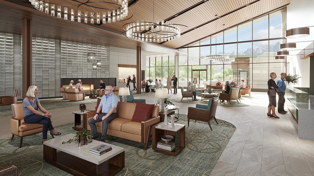 La Posada at Pusch Ridge senior living community lounge