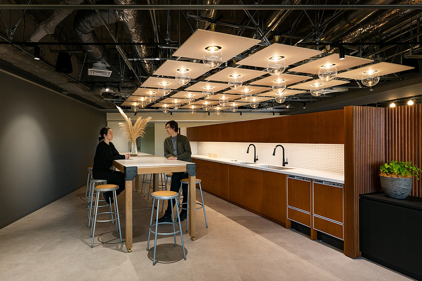 Software company office break area