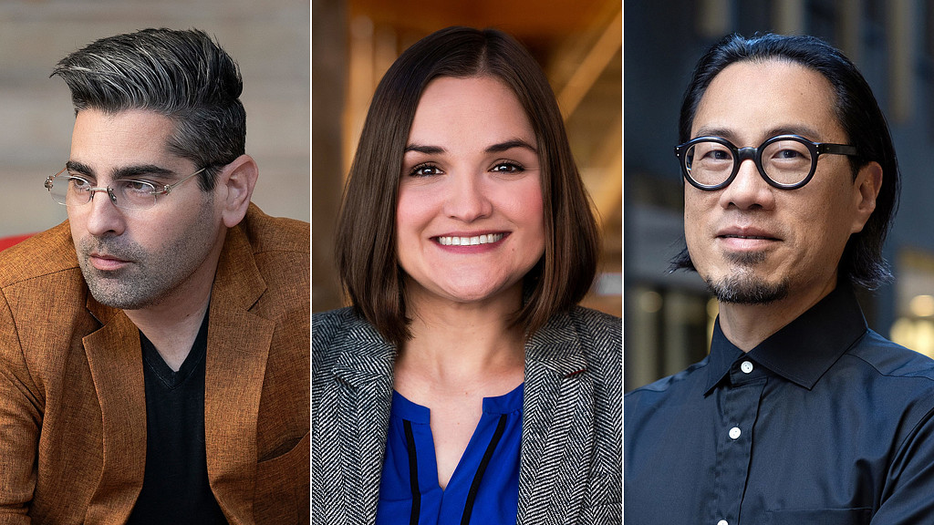 Collage of 2024 AIA College of Fellows: Anthony Brower, Abigail Brown, Hao Ko