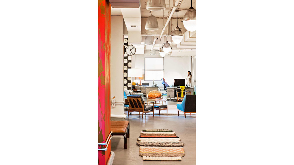 A person standing in a room.