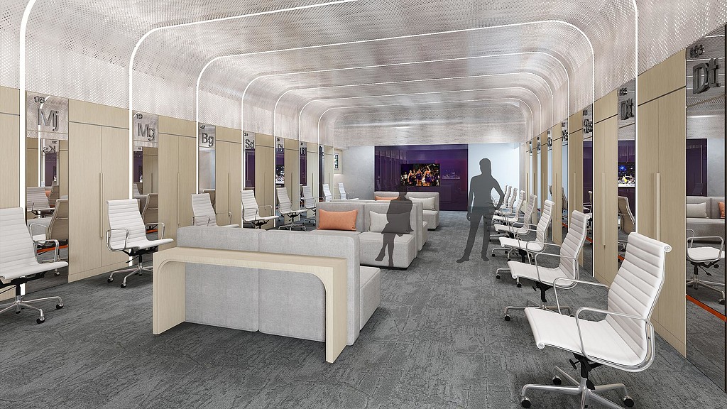 Phoenix Mercury Training Facility interior rendering