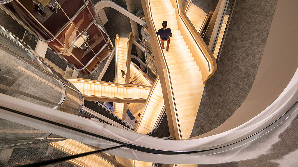 BAC Credomatic Headquarters Honduras stairs