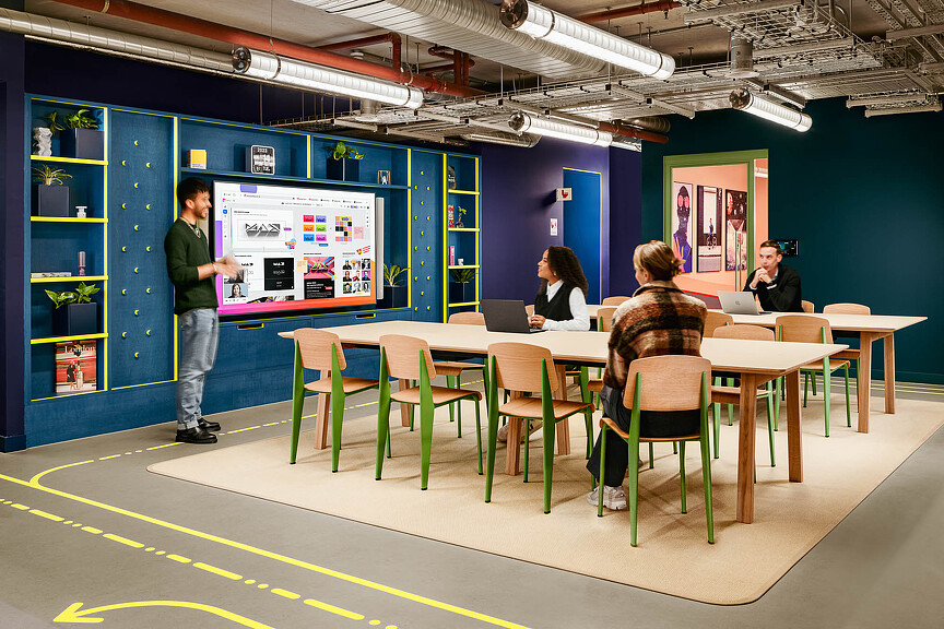 Adobe White Collar Factory, London collaboration space
