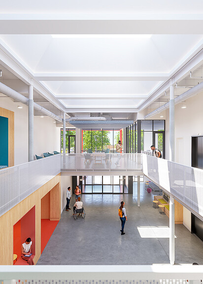 Western Oregon University Student Success Center interior