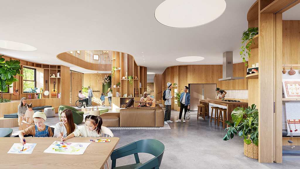 UKANDU nonprofit space rendering