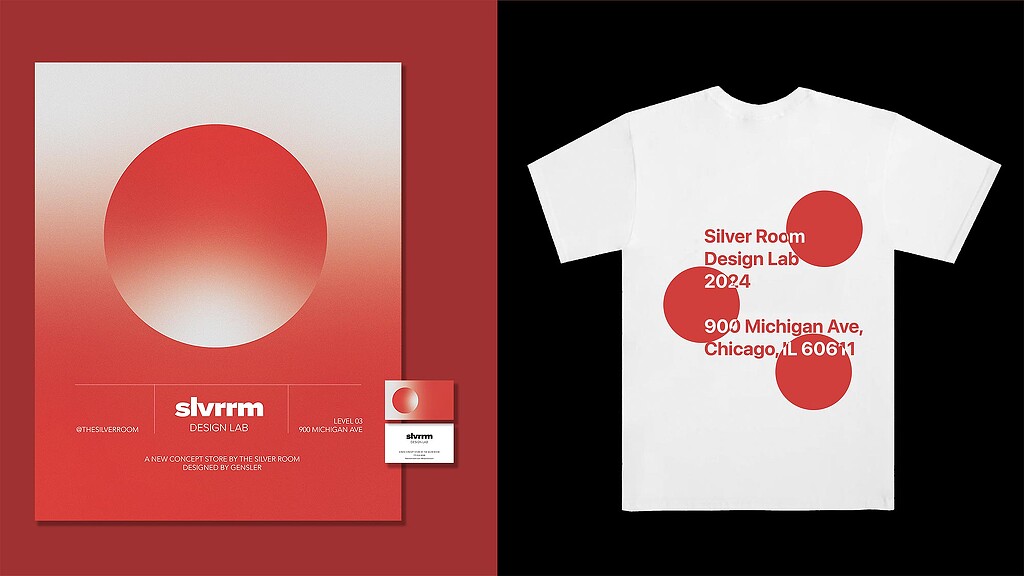 Silver Room Design Lab Branded poster and shirt