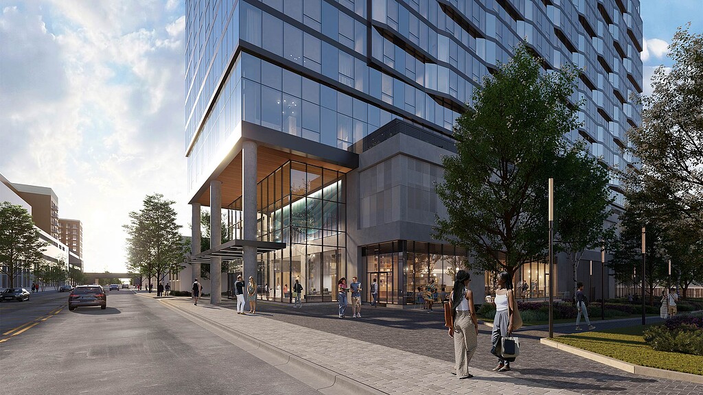 Exterior rendering of 1010 S Wells