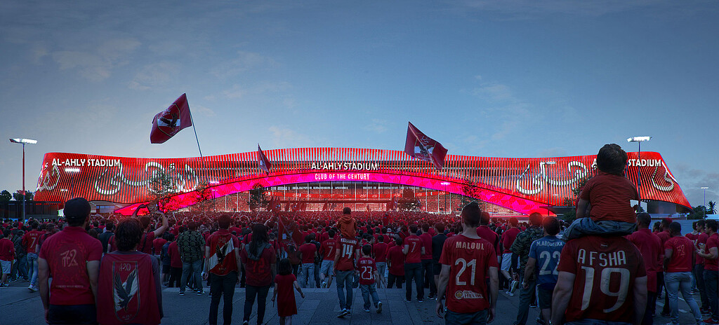 Al-Ahly Stadium exterior rendering