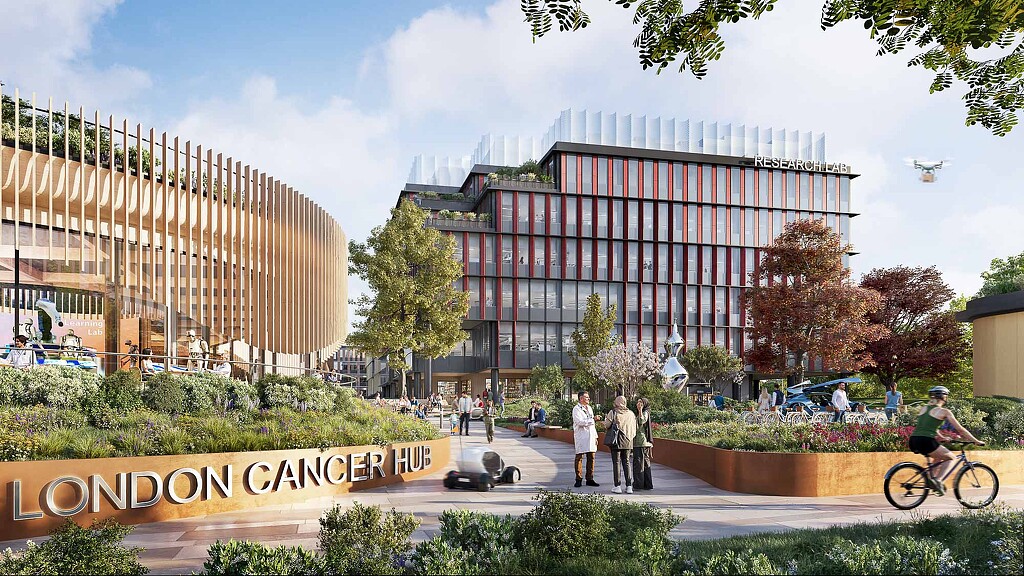 London Cancer Center exterior rendering