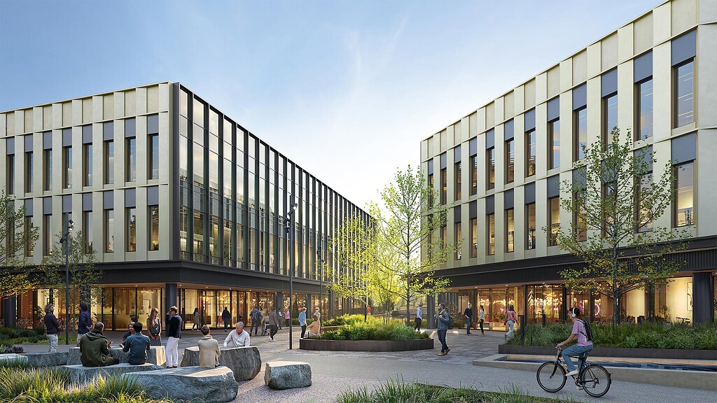 the first purpose-built life sciences buildings in the expansion