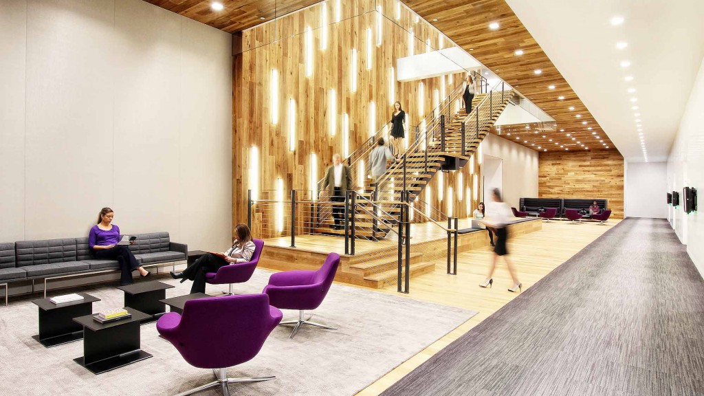 People sitting in a room.