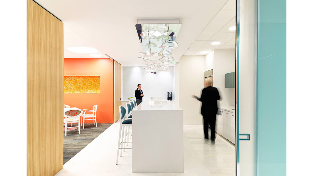 A man and woman in a room.