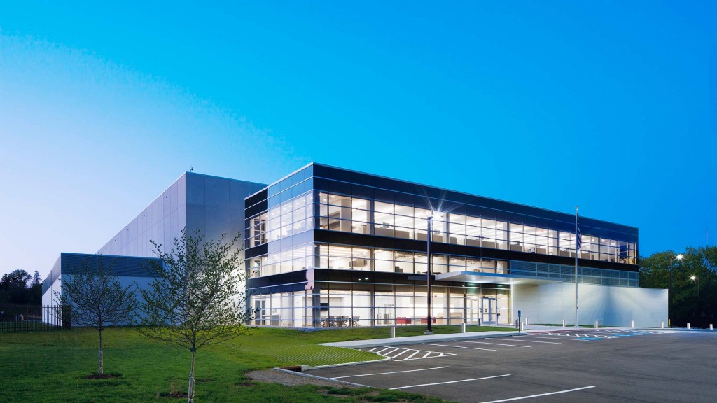 A building with a lot of windows.