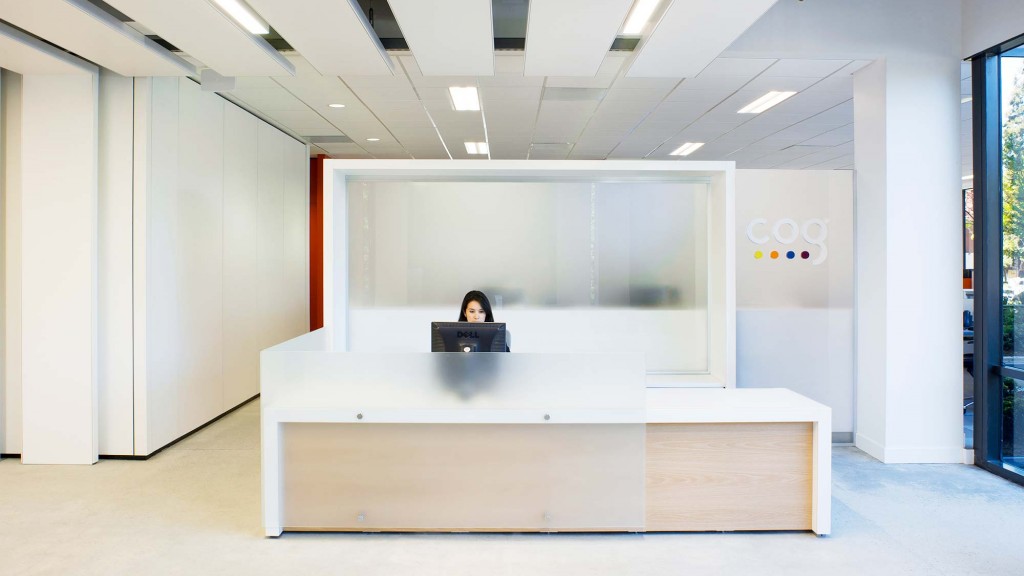 A person sitting at a desk.
