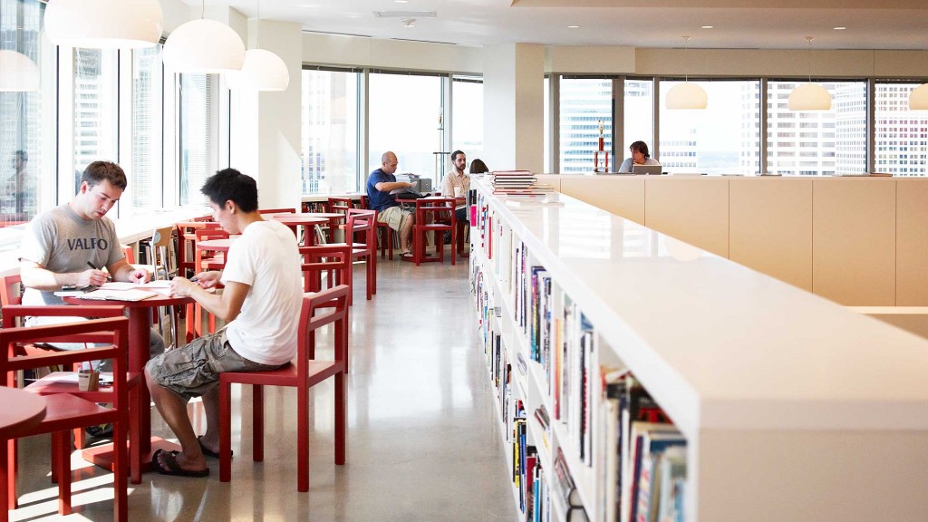 A few men sitting at a table.