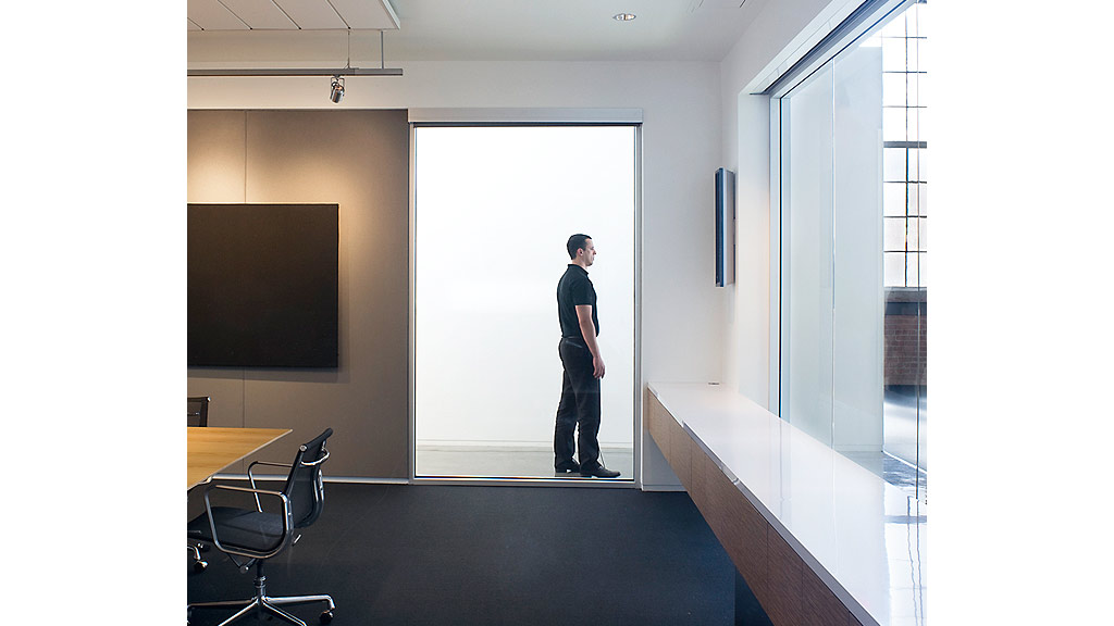 A man standing in a room.