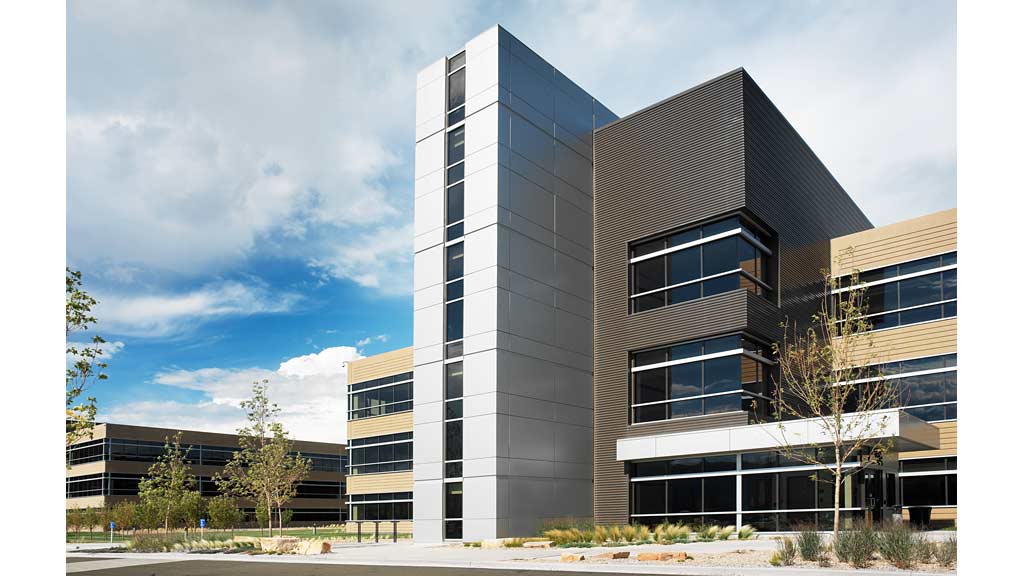 A building with a lot of windows.