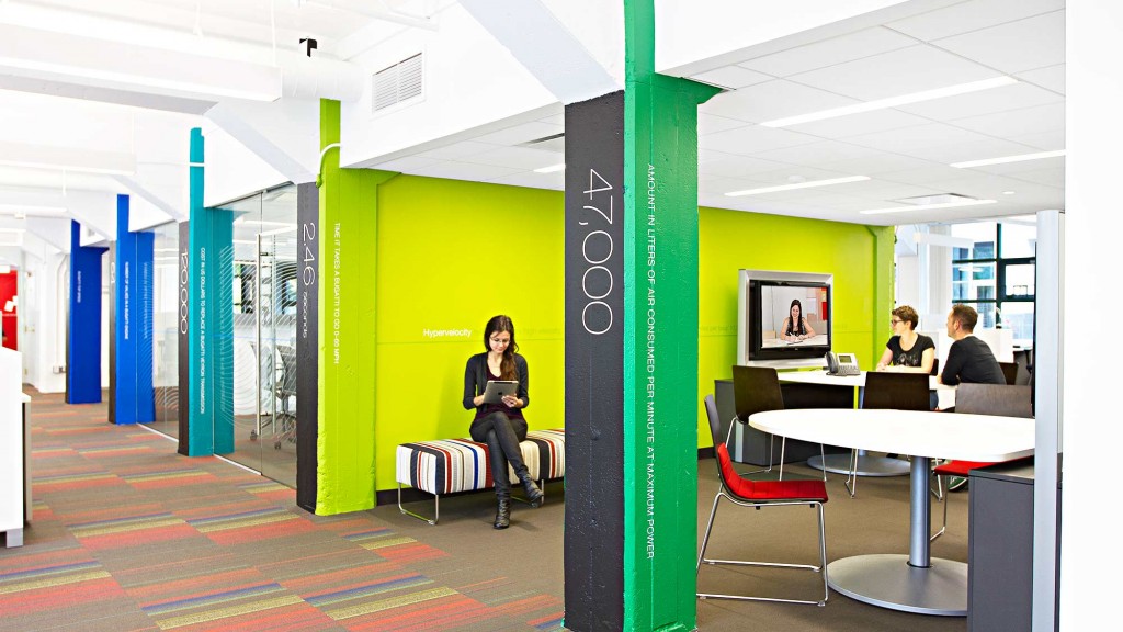 A group of people sitting at a table in a room.