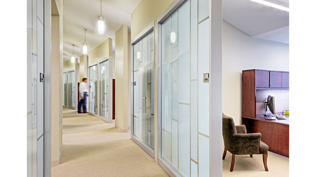 A person standing in a room.