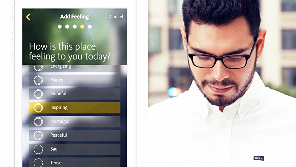 A man wearing glasses.