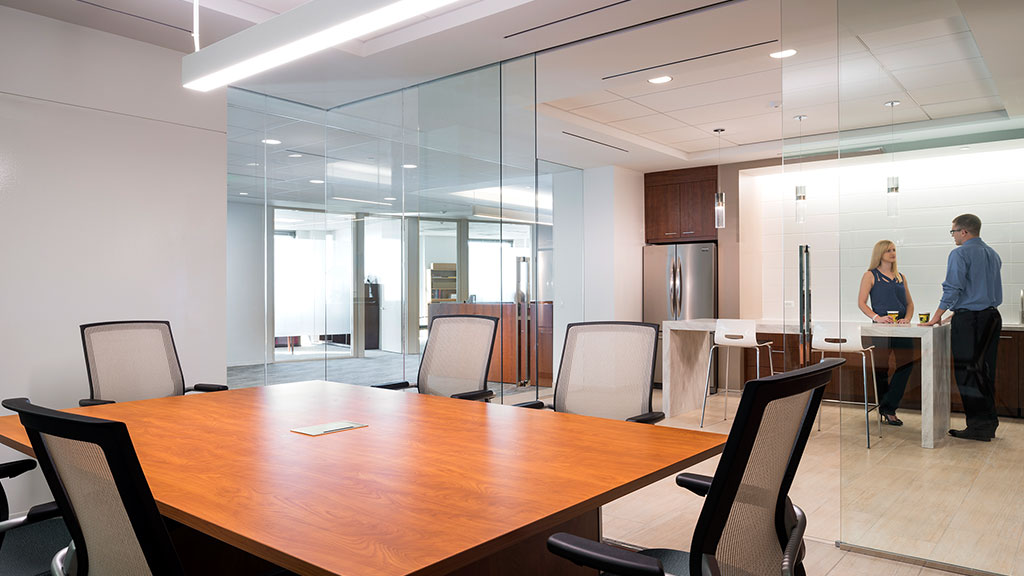 A man and woman in a room.