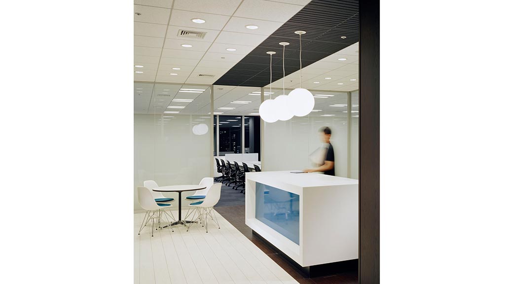 A person standing in a room.