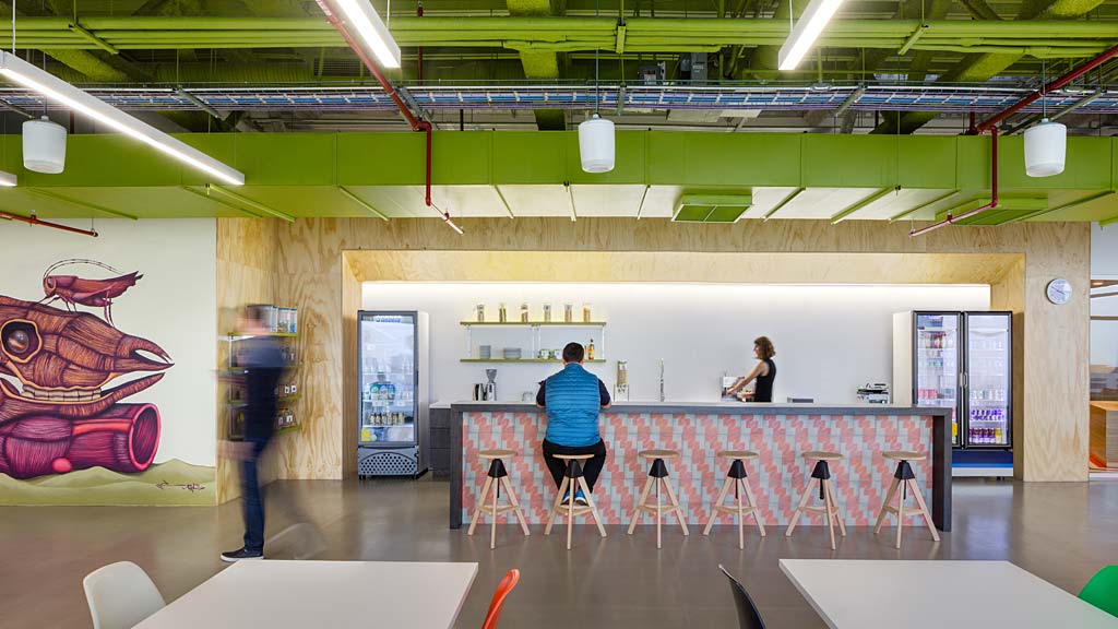 A man and woman in a room.