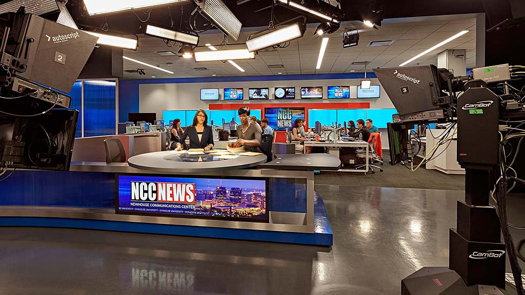 A group of people in a room.